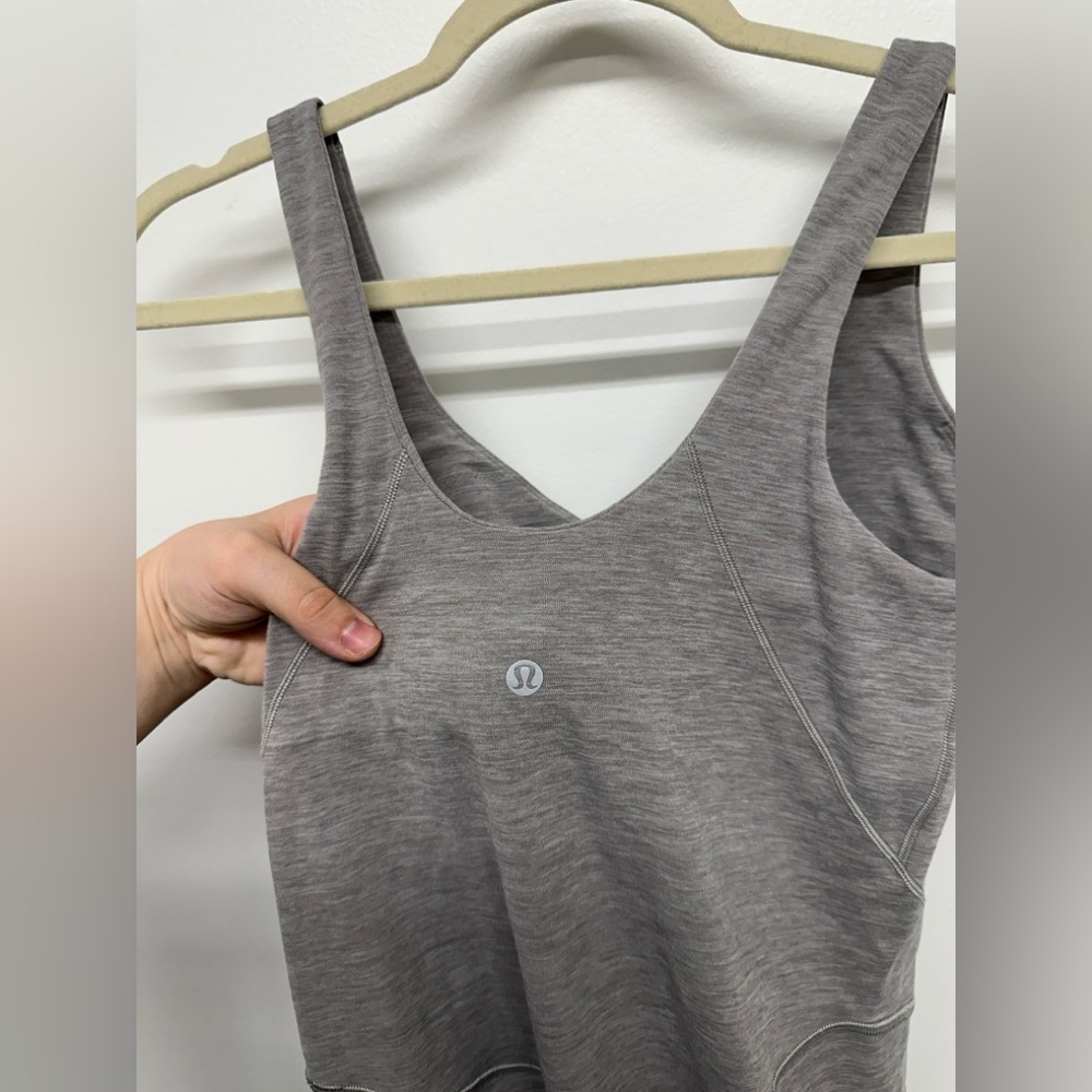 Lululemon Align Bodysuit 25" - Heathered Gull Grey - Picture 11 of 12